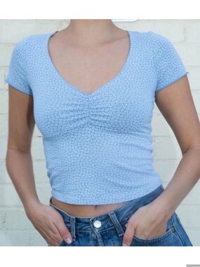 Brandy Melville Floral Gina Top